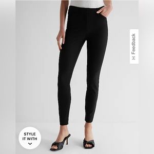 Express black work pants skinny leg